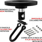 RDX Speed Bag Speedball Swivel, Heavy Duty 360 Multi Direction, Powder Coated Iron Mount Hook for Ceiling and Platform, Boxing Punching Training MMA Muay Thai Equipment Accessories Hanger with Screws