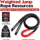Weighted Jump Rope for Men and Women, 3lb 4lb 5lb Adult Heavy Skipping Rope, Jumprope for Fitness,Workout Equipment, Fitness Equipment for Home Gym Exercise,Improve Strength and Building Muscle