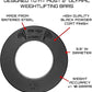 Micro Gainz Calibrated Fractional Weight Plate Set of 2 Plates, Choose Set (.25LB-1.25LB), Designed for Olympic Barbells for Strength Training & Micro Loading Bar Weights, Made in USA