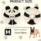 Adjustable Cat Collar Soft to Stop Licking After Surgery for Kitten, Alternative to Cone of Shame, Donut Cone for Cats, Pet Elizabethan Collar (Panda, Medium)