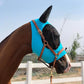Horse Fly Mask Super Comfort Elasticity Horse Fly Mask with Ears We Only Make Products That Horses Like… (Pacific Blue, L)