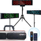 RGB 7 Colors LED Race Clock with Tripod for Running Events,Countdown Clock,Count UP,Stopwatch,with Remote Control and APP Control