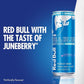Red Bull Sea Blue Edition Sugar Free Energy Drink, Juneberry, 12 fl. oz., 6 x 4 Cans, Pack of 24 Cans, with 114mg Caffeine, Taurine & B Vitamins