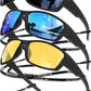 Polarized Sports Sunglasses Men UV400 Protection Lightweight Wrap Around Goggles for Cycling Fishing Driving Running
