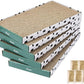 PAWSFANS Cat Scratcher Cardboard Scratch Pad with Box Durable Corrugate Scratching Board Kitty Sofa Lounge Bed Reversible Catnip Included for Indoor Cats,Large (Box, 5pcs)