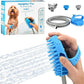 Aquapaw Dog Bath Brush Pro & Dog Shower Attachment - Large Silicone Rubber - Sprayer & Scrubber in One with 8ft Hose Attachment & Shower Wand for Bathing - Pet Bath Supplies