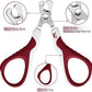 Mr. Pen Cat Nail Trimmer - Wine & White, Cat & Kitten, Small Dog Nail Clipper & Claw Trimmer