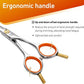 Fenice Peak 5'' Small Curved Scissors Lightweight Dog Cat Grooming Scissors with Safety Round Tip JP440C Stainless Steel Sharp Blades for Body Facial Nose Ear and Paw Hair Easy Use