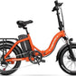DriftGod Folding Electric Bike for Adults – 1000W Motor, 20"x3" Fat Tire, 48V Removable Battery, All-Terrain E-Bike with 7-Speed, Front Suspension – Powerful Foldable Ebike for Commuter
