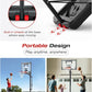Basketball Hoop Outdoor with 45 Inch Shatterproof Backboard, Portable Basketball Goal System 4.8-10ft Height Adjustable for Kids, Youth, Adults, Backyard/Driveway/Indoor