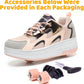 Wooowyet Roller Skate Shoes for Kids Boys Girls Rechargealbe Wheels Sneakers Fashion Roller Wheeled
