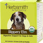 Herbsmith Organic Slippery Elm - Digestive Aid for Dogs and Cats - Constipation and Diarrhea Relief for Dogs and Cats - Megaesophagus Dog Aid- 75g