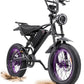 Electric Bikes for Adults,50-120Miles by Pas Ebikes,1000/15000W,720/1440WH E Dirt Bike,Shemano 7-Speed E Bikes,20'*4.0 Fat Tire Ebike,Dual Disc Brake Electric Motorcycle
