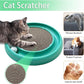Interactive Cat Ball Track Toy for Indoor Cats, Cat Scratching Board & Exercise Set for Bored Indoor Adult and Kitten Mental & Physical Stimulation, with Spare Ball to Prevent Loss (Green)
