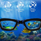Kids Swim Goggles, Swimming Goggles for Kids Toddlers 3-14 with Swim Cap, Nose Clip, Nose Bridge, Ear Plugs