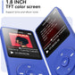 AGPTEK A02 MP3 Player with Bluetooth 5.3, 1.8 inch Screen Portable Music Player with Speaker, FM Radio, Voice Recorder, Supports Expanded Up to 128GB(Blue, 64GB)