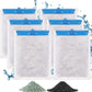 fishkeeper 6 Pack Large Filter Cartridges Compatible with Tetra Whisper Bio-Bag Filters Replacement Filter Cartridges for Whisper Power Filters 20i/40i /IQ20/30/45/60 PF20/30/40/60(Ready to Use)