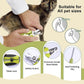 6 PCS Dog and Cat Grooming Kit, Versatile Tools Including Shedding Brush, Nail Clipper with Nail File, Slicker Brush, Dematting Comb