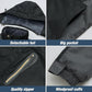 Men's Winter Ski Jacket Warm Waterproof Fleece Liner Snow Coat Hooded Windproof Mountain Raincoat