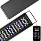 Advanced 7-Row LED Aquarium Light, Easy Setup Controller, Auto On Off Full Spectrum Fish Tank Light, 24/7 Lighting Cycle, 8 Colors, 10 Level Dimming, 32W for 24"-30" Freshwater Planted Tank