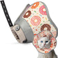 Cat Cone Collar Soft for Wound Healing, Foldable Neck Recovery Cone Anti Licking, Small Adjustable Surgery Cat Head Cone Alternative for Kittens(Size: L)