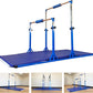 Gymnastics Double Horizontal Bars 3Play Parallel Bars Uneven Bars Gymnastics Training Kip Bar with 304 Stainless Steel Regulating Arms & Fiberglass Rail for Indoor Outdoor Home Club Use