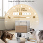 oneisall Automatic Cat Feeder for 2 Cats, 20 Cups/5L Automatic Cat Food Dispenser for Small Pets Indoor, Timed Cat Feeder for Dry Food(White)