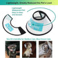 Cat Cone, Adjustable Recovery Pet Cone Elizabethan Collar for Cats Rabbit, 8.1 Inches Cat Cone Collar Soft, Protective Cat Cones to Stop Licking, Lightweight Practical Kitten Cone