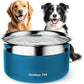 Gardner Pet Dog Bowls 1 Gallon (3.85L) Stainless Steel No Spill Dog Water Bowl, Slow Water Feeder Metal Bowls, Spill Proof Water Dispenser for Large Dogs, Promotes Healthy Hydration
