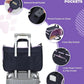 Small Dog Sling Carrier, Front Facing Dog Carrier Sling, Hands Free Pet Carriers Bag with Padded Adjustable Strap and Poop Dispenser Machine Washable for Small Dogs Cats Travel Outdoor-Black