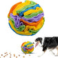 Pet Snuffle Ball, Puzzle Sniffing Interactive Dog Ball for Blind Dogs Training Stress Relief Dog Enrichment Toys Treat Machine Washable (20cm, Sweet Purple)