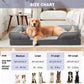INVENHO Orthopedic Dog Beds Large Sized, XL Washable Dog Sofa with Egg-Crate Foam, Waterproof Lining and Non-Skid Bottom
