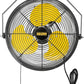 HiCFM 2500 CFM 12 Inch Industrial Wall Mount Fan, 3-Speeds High Velocity Wall fan with IP44 Enclosure Motor for Barn, Garage, Warehouse, Greenhouse and Commercial Use