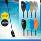 OCEANBROAD Kayak Paddle 86in/218cm, 90.5in/230cm Alloy Shaft 2-Piece Floatable Kayak Oar for Kayaking Canoeing Boating
