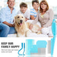 Cat & Dog Grooming Set - Fine Tooth Comb for Removing Dandruff Flakes & Hair (Blue)