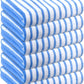 JML Microfiber Beach Towels, Large Bath Towel Set (6 Pack, 27" x 55") - Cabana Stripe - Quick Dry Microfiber Towels for Pool, Bath, Sport, Yoga, Camping, Swimming, Blue