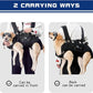 Dog Backpack Carrier - Spine-Friendly for Large Dogs(24-35lbs) Horizontal Design Dog Carrier with Adjustable Back Straps for Joint Injuries, Arthritis, Ideal for Stairs, Elderly Dogs(Size XL)
