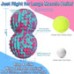 Deep Tissue Massage Lacrosse Ball for Exercise & Recovery - 7.8Inch Peanut Roller-SGS Certification-Targets Back, Shoulder, Neck - Relieves Muscle Knots, Pressure Point Therapy-Myofascial Release Ball