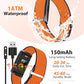 Smart Bracelet, Wearable Activity & Fitness Tracker Band, 24H Sleep Tracker, All-Day Continuous Heart Rate Blood Pressure Stress HRV Monitor, 170+ Sport Modes Smart Wristband with 2 Bands, Free APP
