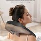 COMFIER 4D Neck Massager for Pain Relief Deep Tissue,Hands-Free Massager for Neck and Shoulder Pain, Wireless Back Massager with Storage Bag, Gift for Mom Dad Women Men
