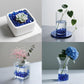 2.16LB Glass Beads Vase Filler Aquarium Gravel Decor Flat Glass Marbles Gems Pebbles Fish Tank Rocks Home Decorative Art Craft - Cobalt Blue