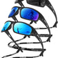 Polarized Sunglasses Men, Sports Sun Glasses Womens UV400 Protection for Fishing Running Driving
