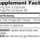 Enzymedica, Apple Cider Vinegar, Healthy Weight and Digestive Support, 120 Count