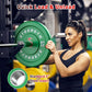 Premium Color-Coded Rubber Bumper Plates Set - 2 Inch Olympic Weight Plates for Home Gym Cross and Strength Training