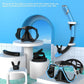 Greatever Dry Snorkel Set,Panoramic Wide View,Anti-Fog Scuba Diving Mask,Professional Snorkeling Gear