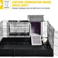 Aivituvin Rabbit Pen Indoor Bunny Pet Playpen Large Guinea Pig Outdoor Exercise Run Pet Enclosure-Playpen ONLY