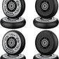 8-Pack Inline Skate Replacement Wheels 85A Outdoor Asphalt Formula Roller Blades Wheels Indoor Roller Blades Wheels with Bearings ABEC-9 & Floating Spacers