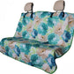 Back Seat Cover for Car Trucks Van SUV,Waterproof Rear Bench Towel Seat Covers for Dogs and Kids,Automotive Backseat Protector (Chrysanthemum)