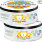 Cat Litter Deodorizer Jar (Orange Scent, 16 Oz, Pack of 2) - Cat Litter Odor Control Gel In A Jar - Cat Litter Box Pet Air Freshener - Litter Odor Eliminator to Freshen Air