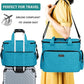 BAGLHER Dog Travel Bag, Pet Travel Bag (ALL Pet Travel Supplies), With 2 Pet Food Containers and 2 Collapsible Silicone Bowls; Essential Kits for Pet Travel Sky Blue